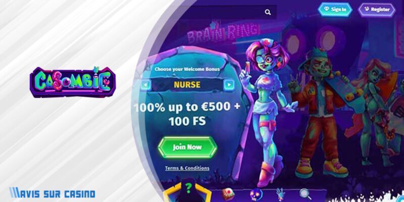 Découvrez les meilleures offres de bonus chez Casombie Casino en Ligne à France